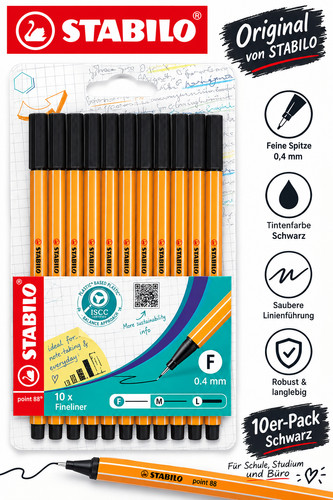 Stabilo point 88 fineliner - 88,